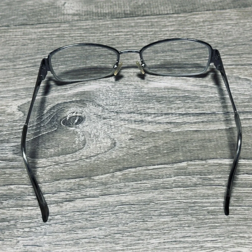 Liz Claiborne L319 6LB Eyeglass Frames Womens 53-17-135 Gray Rectangle Geometric